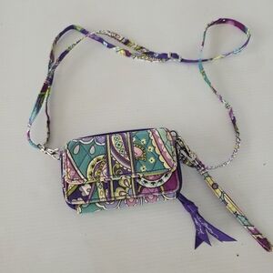 Vera Bradley Purple and Green Crossbody Bag